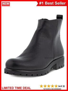 ECCO Womens Modtray Ankle Boot Water-Resistant Leather